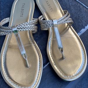 Talbots Gold Sandal